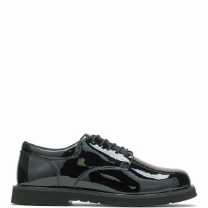 Buty Wolverine High Gloss Duty Oxford Damskie Czarne | NRC1912CO