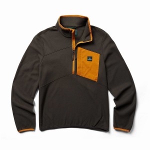 Runo Wolverine Polar 1/4 Zip Męskie Szare | HPR6436WQ