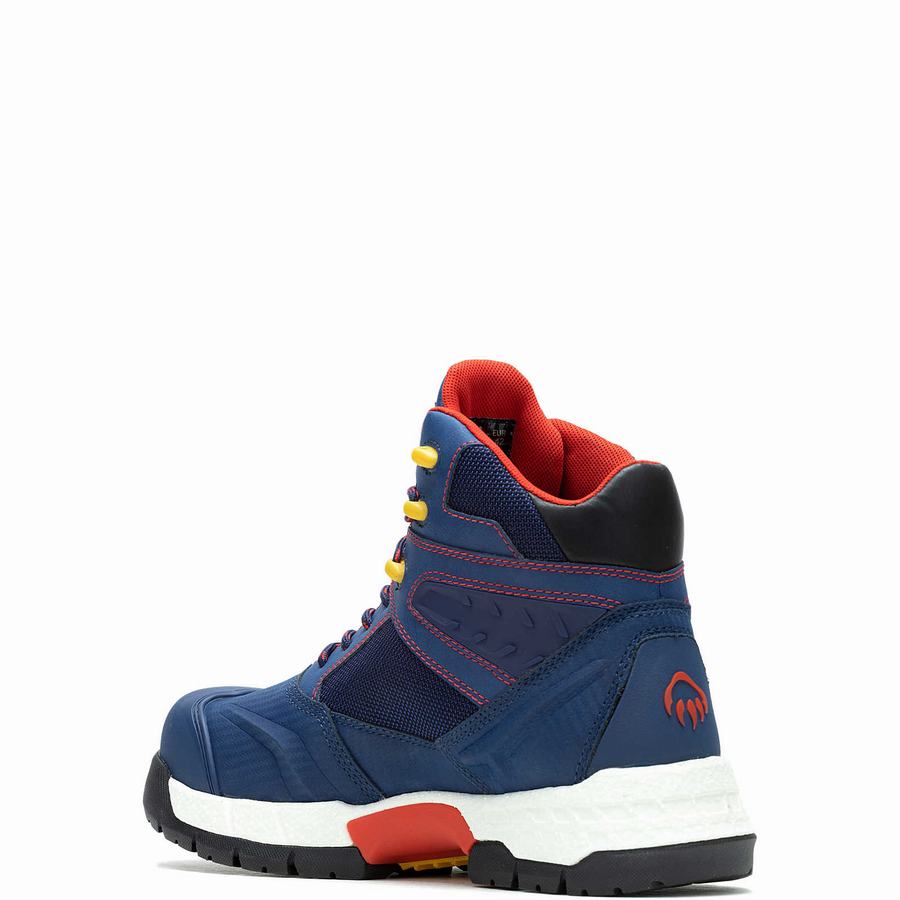 Buty Robocze Wolverine x Red Bull Scramble Series Rush UltraSpring™ Męskie Niebieskie | CNC1100WL