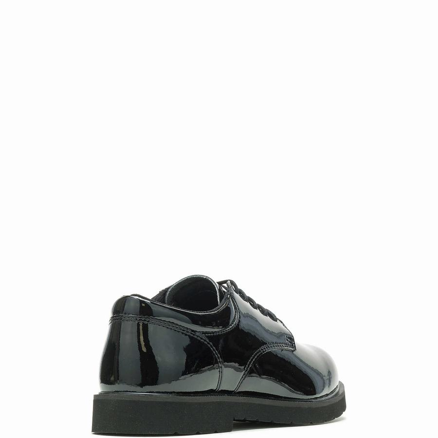 Buty Wolverine High Gloss Duty Oxford Damskie Czarne | NRC1912CO